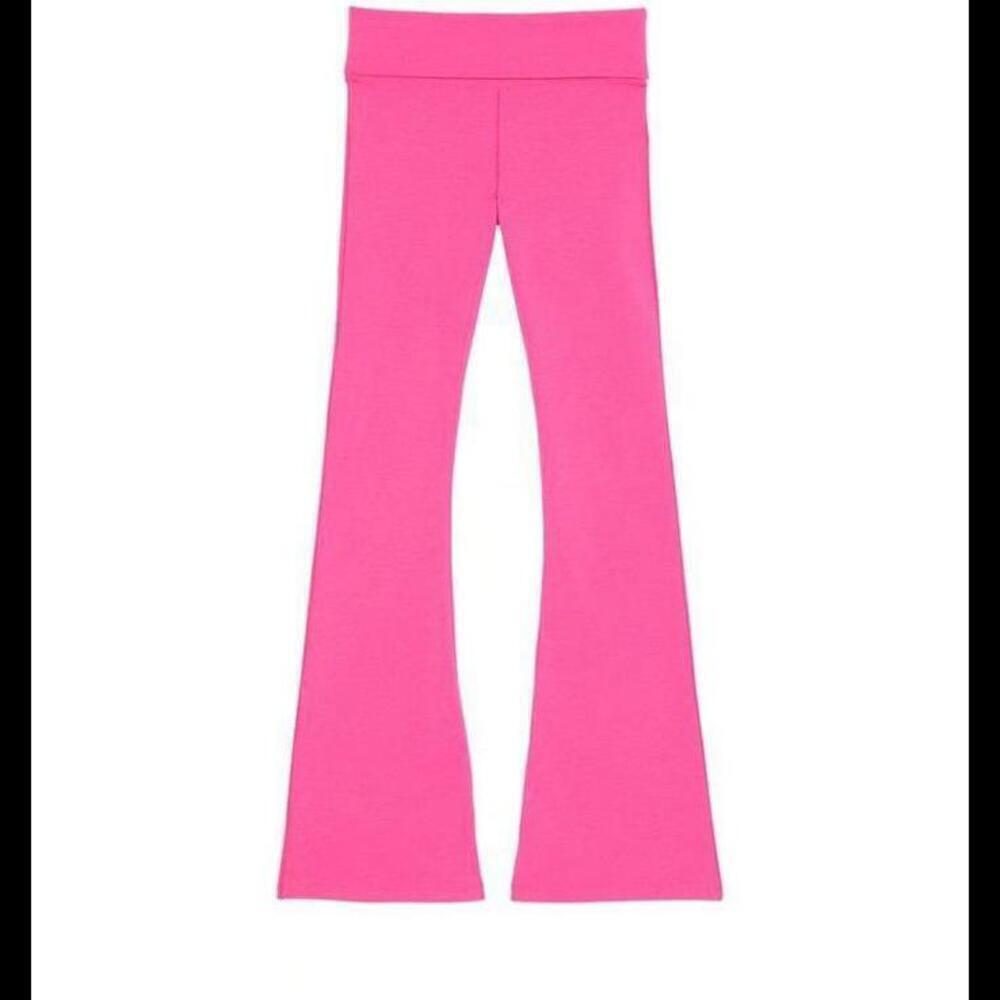 Y2K Victoria’s Secret PINK Bling Foldover Flare Leggings